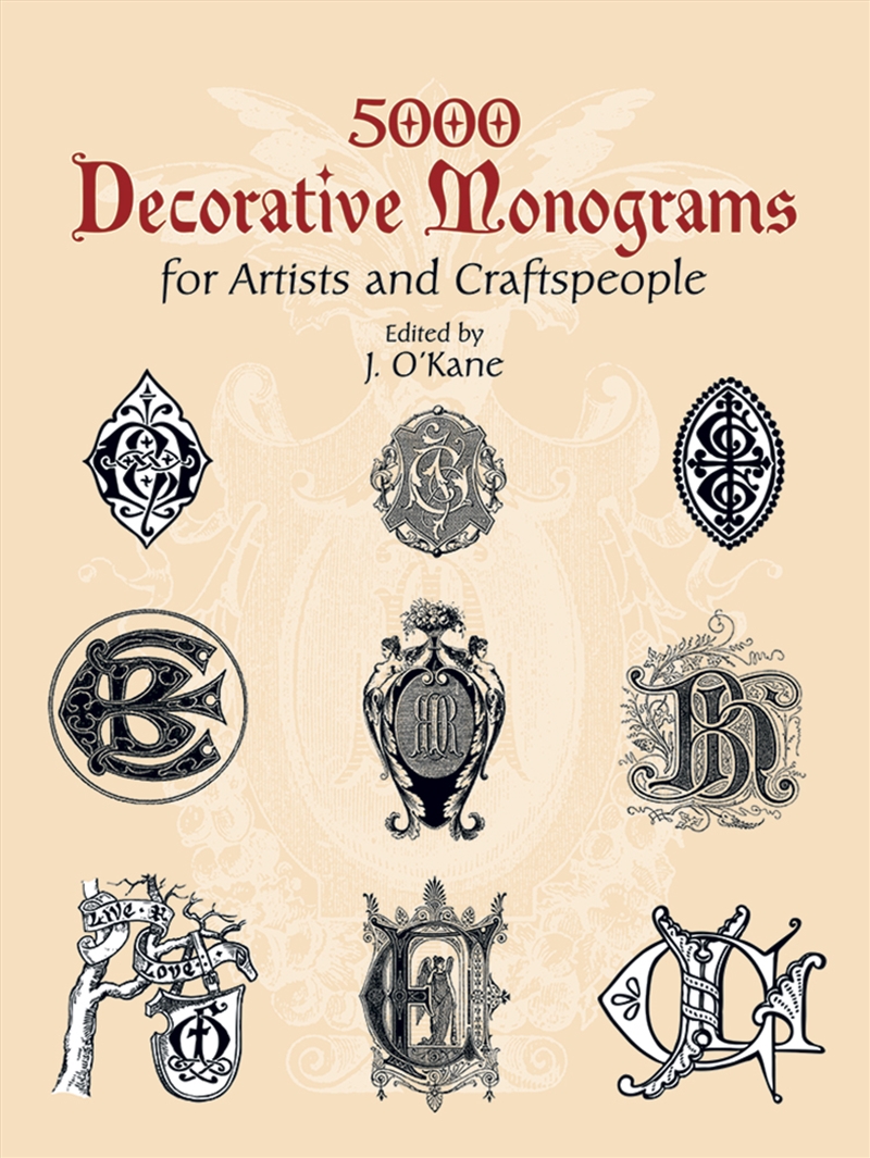 5000 Decorative Monograms for Artists and Craftspeople/Product Detail/Art