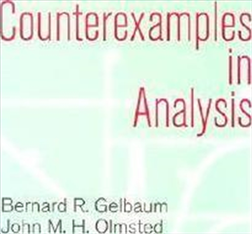 Counterexamples in Analysis/Product Detail/Maths