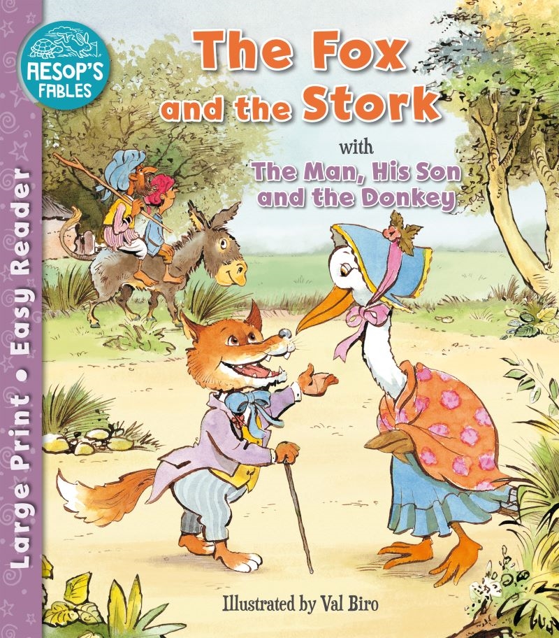 Aesop's Fables: Fox and the Stork & The Man, His Son and the Donkey/Product Detail/Childrens Fiction Books