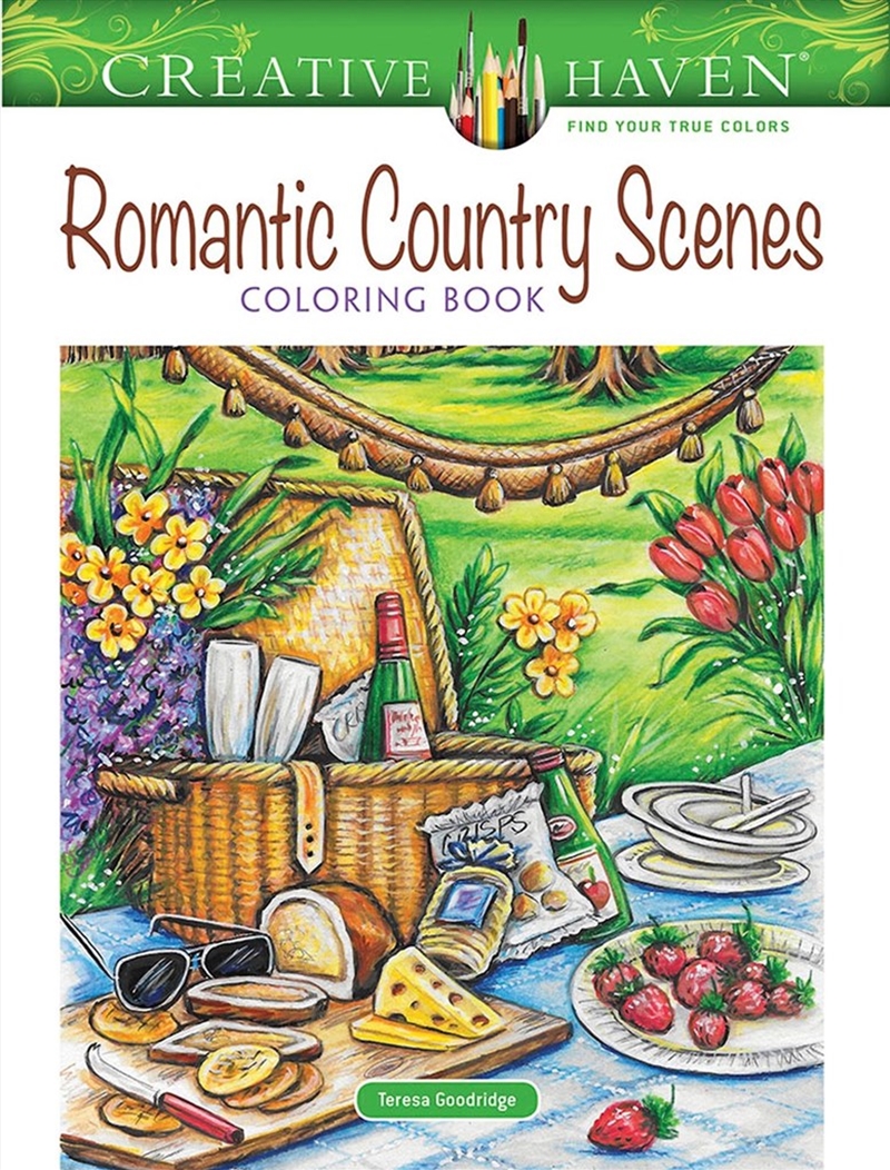 Creative Haven Romantic Country Scenes Coloring Book/Product Detail/Kids Colouring