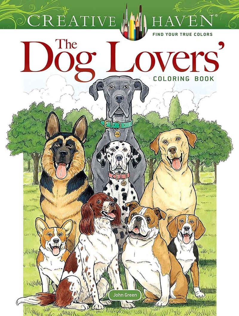 Creative Haven Dog Lovers' Coloring Book, The/Product Detail/Kids Colouring