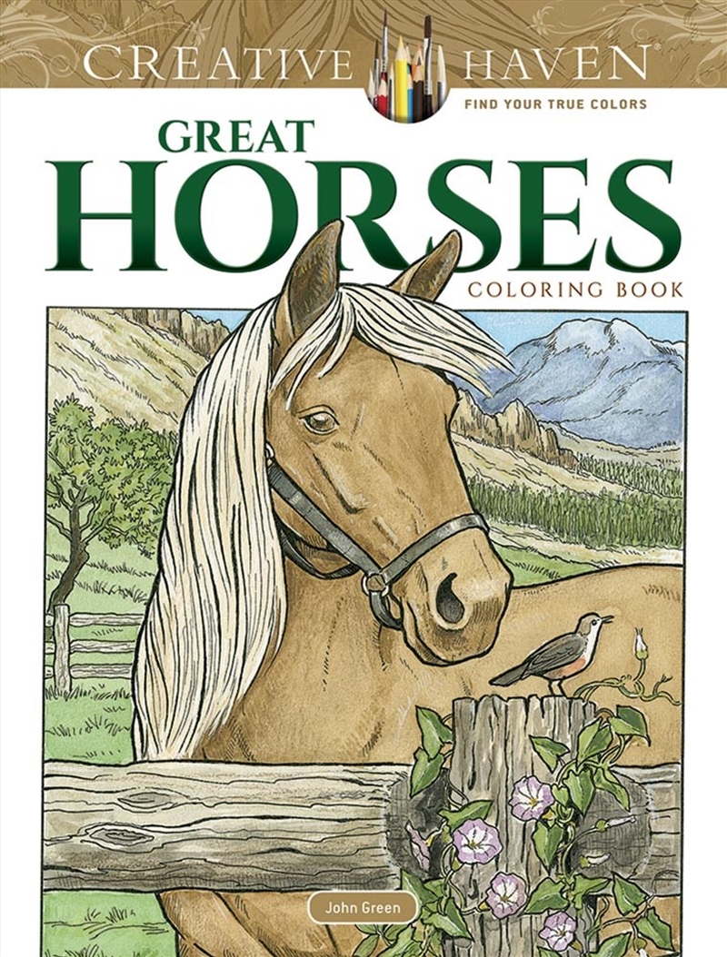 Creative Haven Great Horses Coloring Book/Product Detail/Kids Colouring