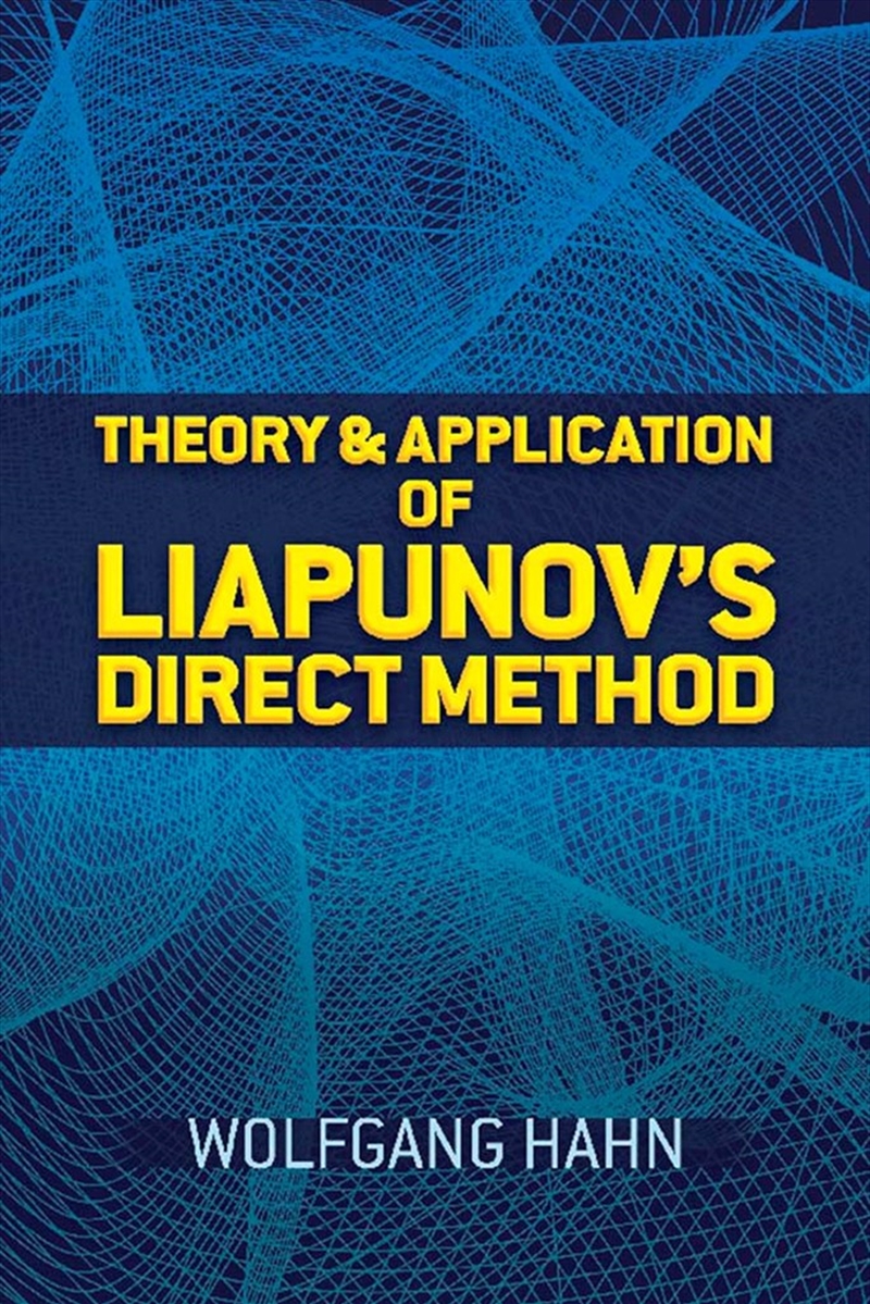 Theory and Application of Liapunov's Direct Method/Product Detail/Maths