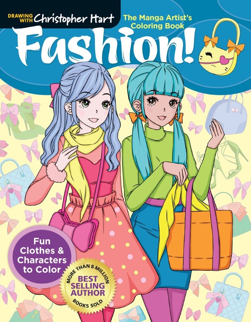 Manga Coloring Book Fashion! Fun Clothes & Characters to Color/Product Detail/Adults Colouring