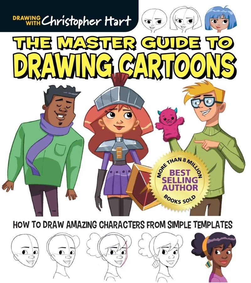 Master Guide to Drawing Cartoons: How to Draw Amazing Characters from Simple Templates/Product Detail/Reading