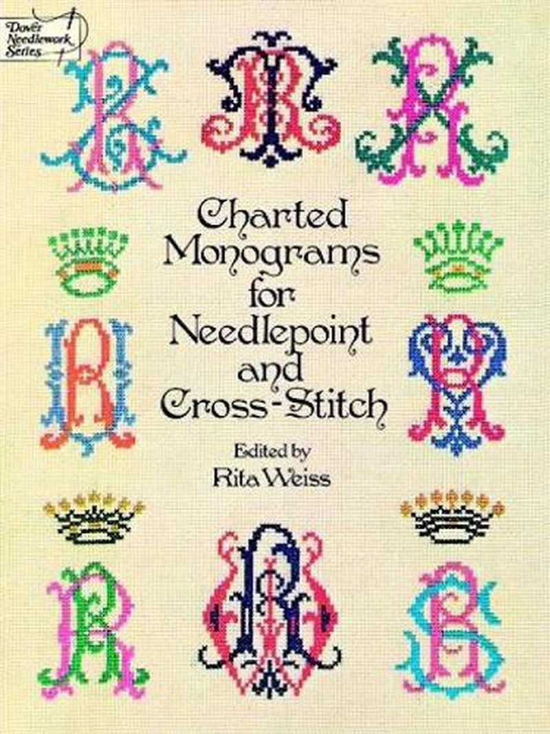 Charted Monograms for Needlepoint and Cross-Stitch/Product Detail/Crafts & Handiwork