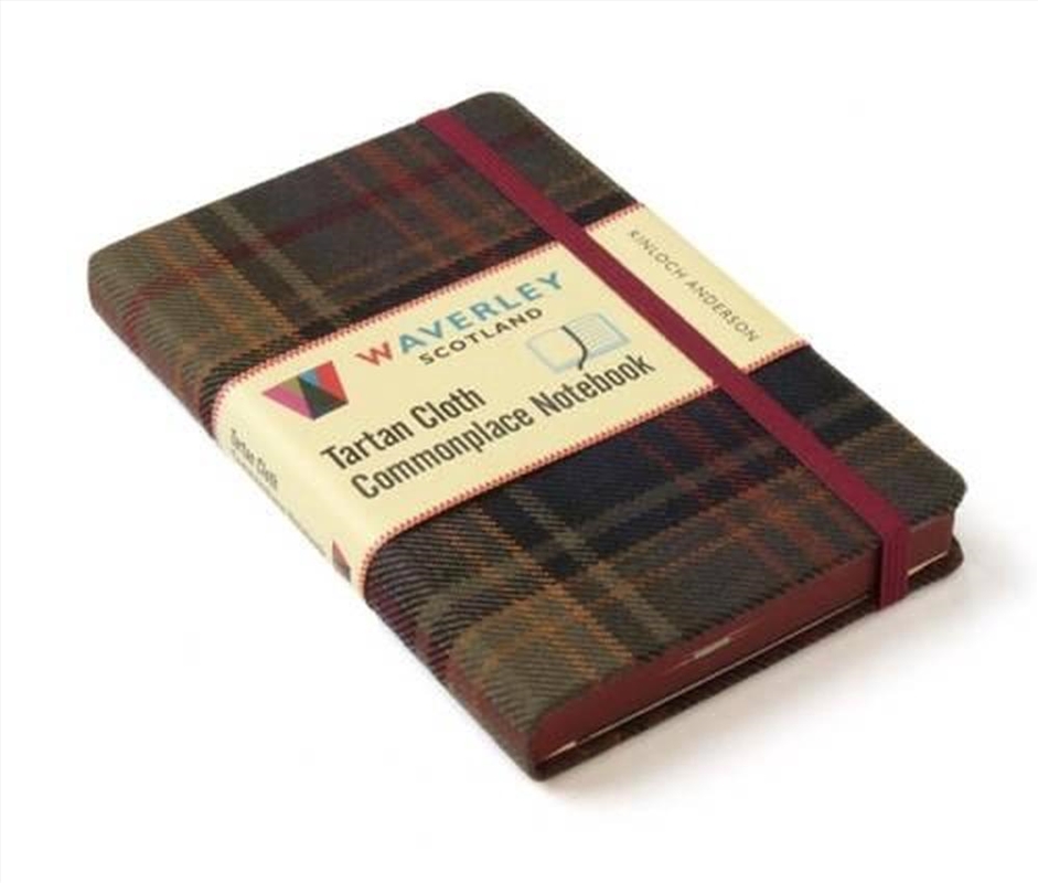 Waverley (M) - Kinloch Anderson Tartan Cloth Pocket Commonplace Notebook/Product Detail/Notebooks & Journals