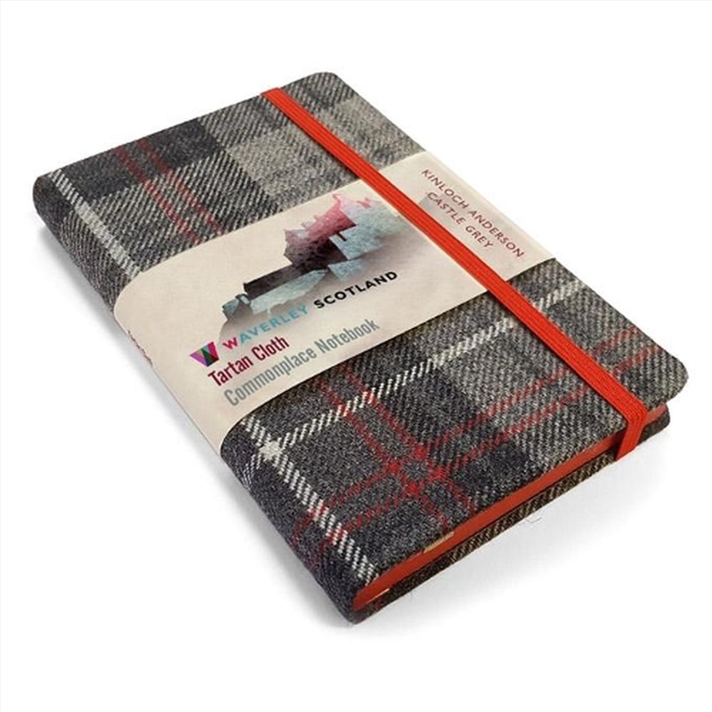 Waverley S.T. (M) - Castle Grey Pocket Genuine Tartan Cloth Commonplace Notebook/Product Detail/Notebooks & Journals