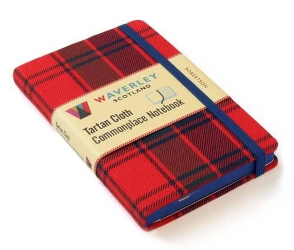 Waverley (M) - Robertson Tartan Cloth Commonplace Pocket Notebook/Product Detail/Notebooks & Journals