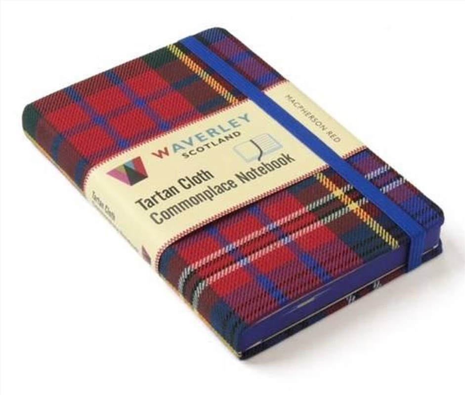Waverley (M) - MacPherson Red Tartan Cloth Commonplace Notebook/Product Detail/Notebooks & Journals