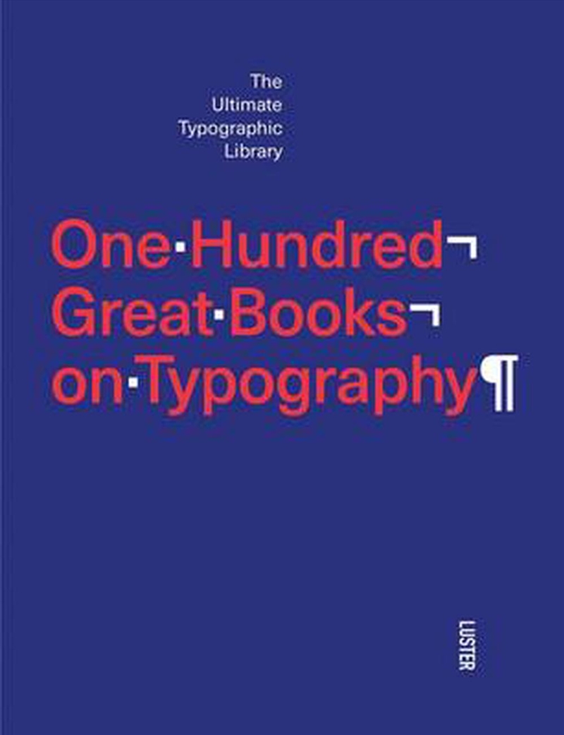 One Hundred Great Books on Typography/Product Detail/Reading