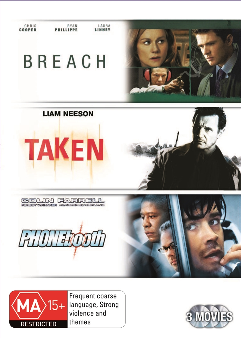 Taken / Breach / Phone Booth/Product Detail/Thriller