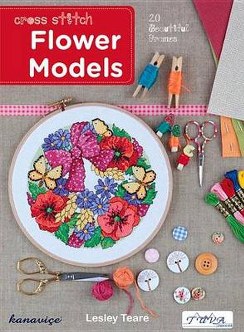 Cross Stitch Flower Models - 20 Beautiful Frames/Product Detail/Crafts & Handiwork