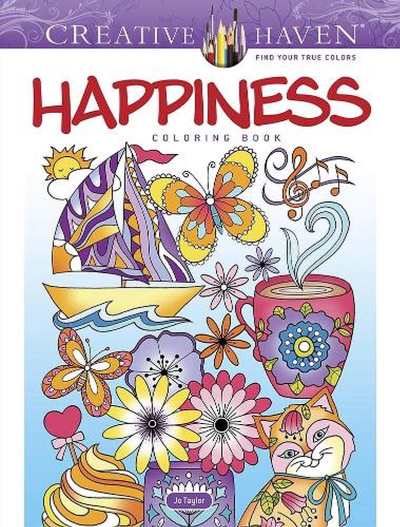 Creative Haven Happiness Coloring Book/Product Detail/Kids Colouring