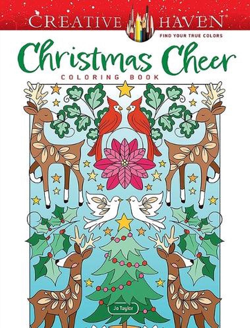 Creative Haven Christmas Cheer Coloring Book/Product Detail/Kids Colouring