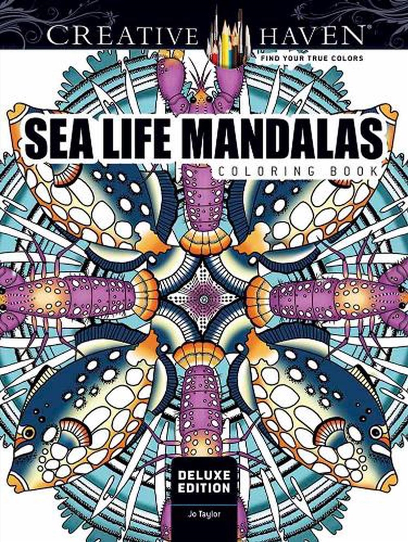 Creative Haven Deluxe Edition Sea Life Mandalas Coloring Book/Product Detail/Adults Colouring