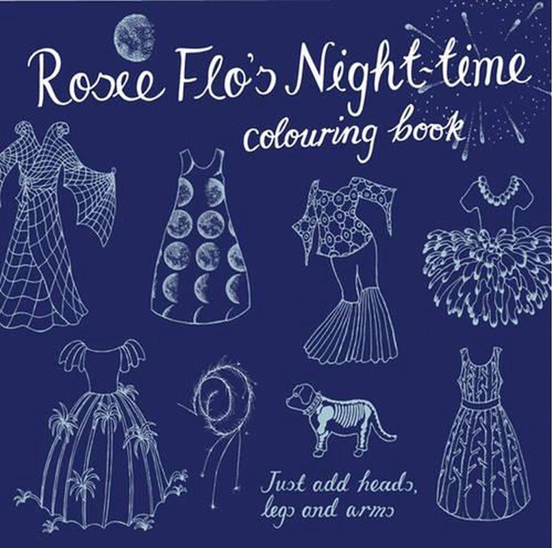 Rosie Flo's Night-time Colouring Book - navy/Product Detail/Kids Colouring