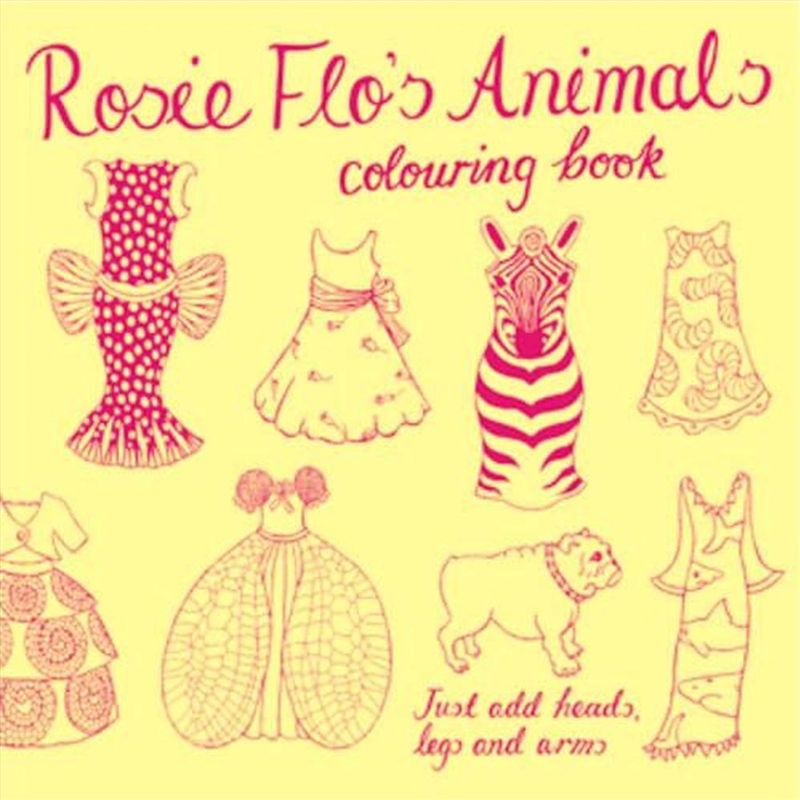 Rosie Flo's Animals Colouring Book - yellow/Product Detail/Kids Colouring