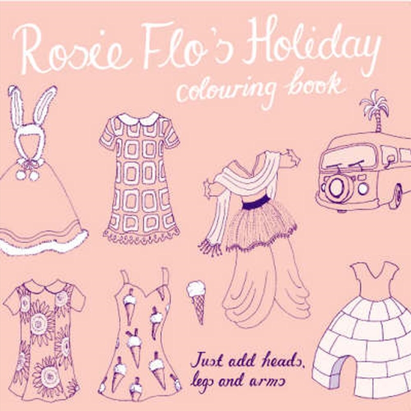 Rosie Flo's Holiday Colouring Book - pink/Product Detail/Kids Colouring