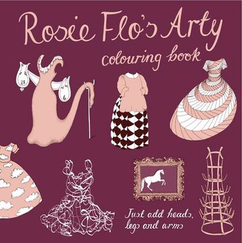 Rosie Flo's Arty Colouring Book - purple/Product Detail/Kids Colouring