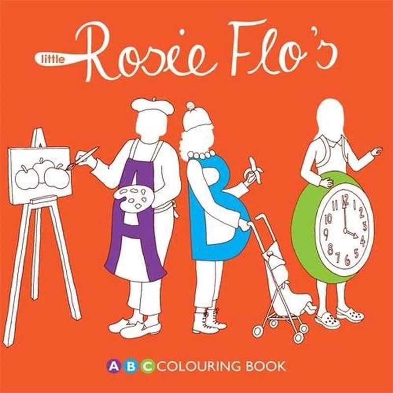 Little Rosie Flo's ABC Colouring Book - small orange/Product Detail/Kids Colouring
