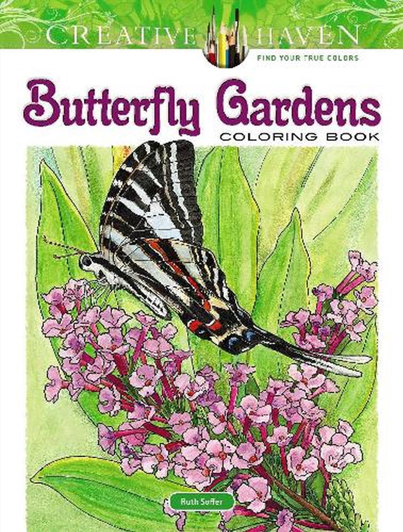 Creative Haven Butterfly Gardens Coloring Book/Product Detail/Crafts & Handiwork