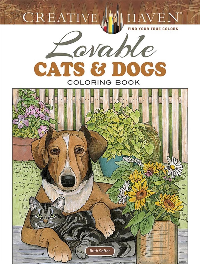 Creative Haven Lovable Cats and Dogs Coloring Book/Product Detail/Adults Colouring