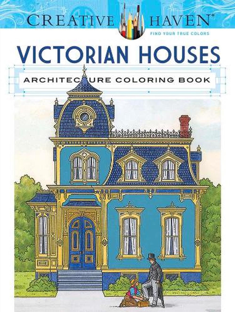 Creative Haven Victorian Houses Architecture Coloring Book/Product Detail/Adults Colouring