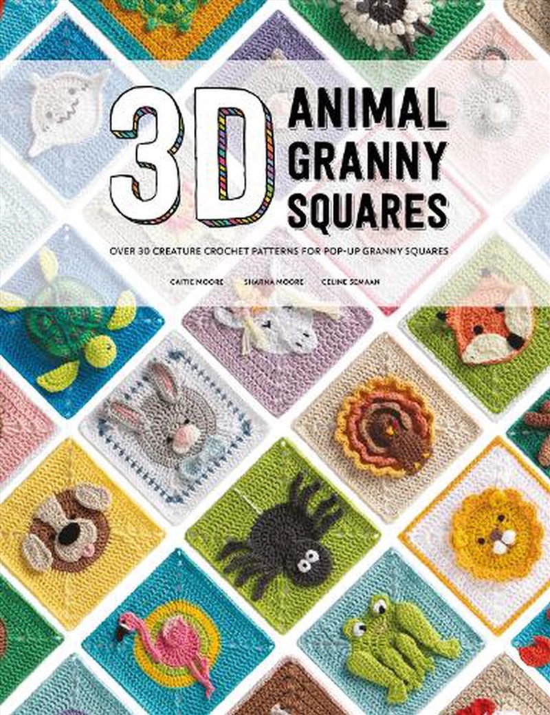 3D Animal Granny Squares - Over 30 creature crochet patterns for pop-up granny squares/Product Detail/Crafts & Handiwork