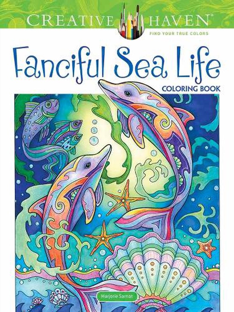Creative Haven Fanciful Sea Life Coloring Book/Product Detail/Kids Colouring