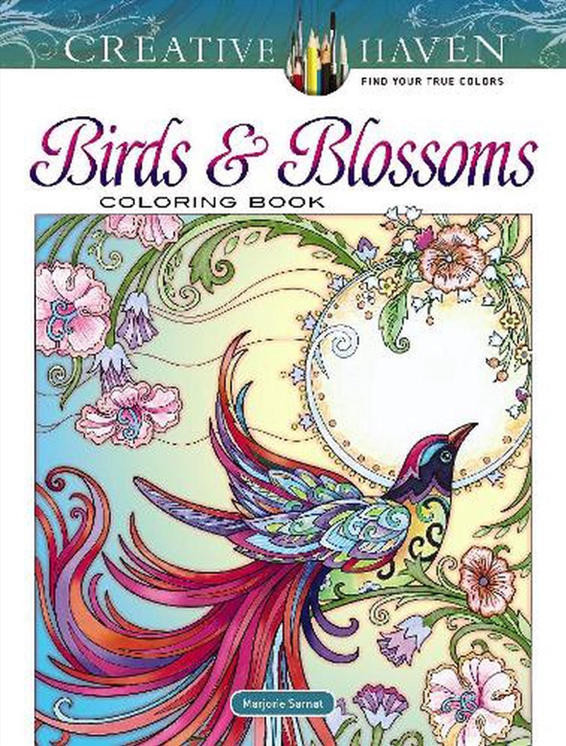 Creative Haven Birds and Blossoms Coloring Book/Product Detail/Kids Colouring