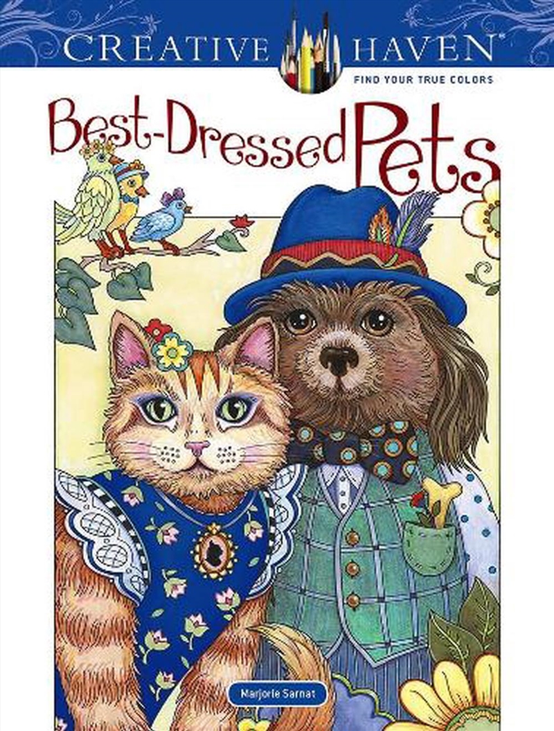 Creative Haven Best-Dressed Pets Coloring Book/Product Detail/Crafts & Handiwork