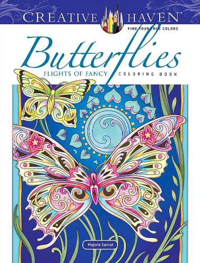 Creative Haven Butterflies Flights of Fancy Coloring Book/Product Detail/Adults Colouring