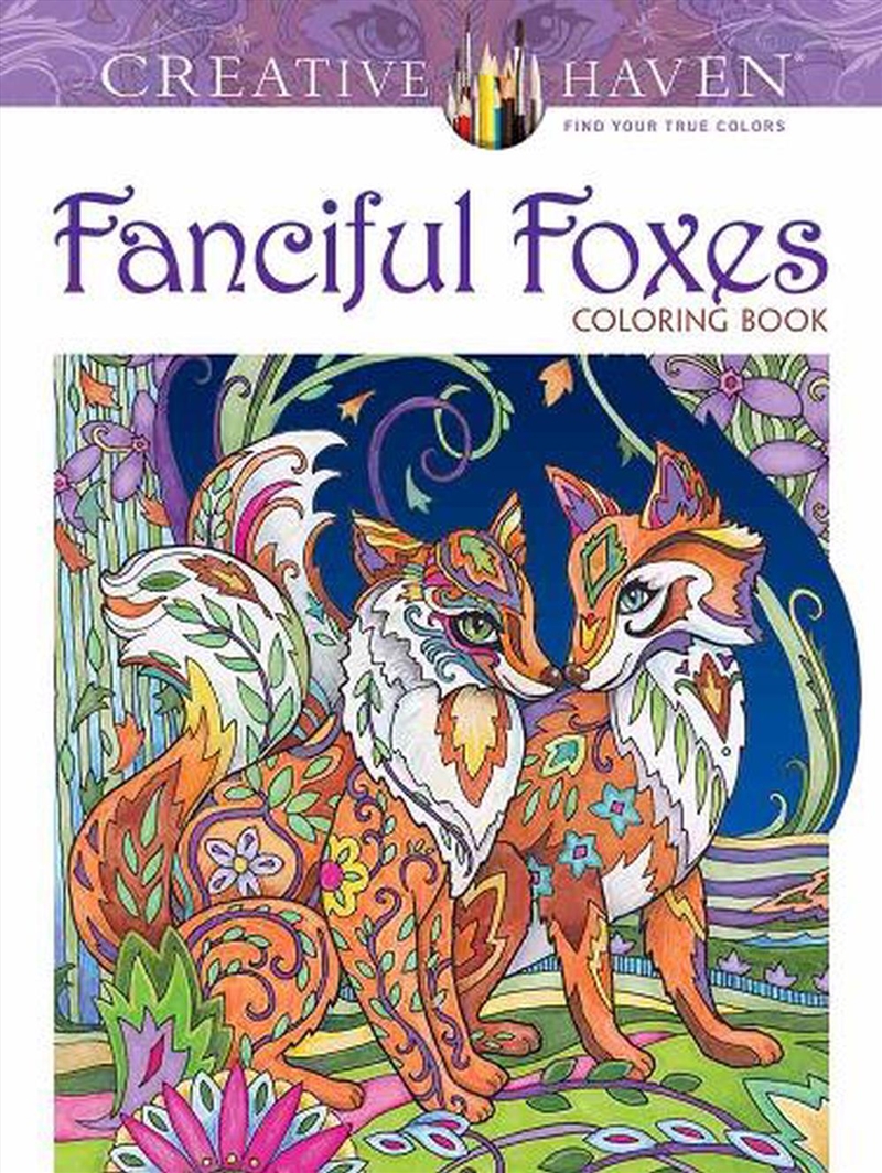 Creative Haven Fanciful Foxes Coloring Book/Product Detail/Adults Colouring