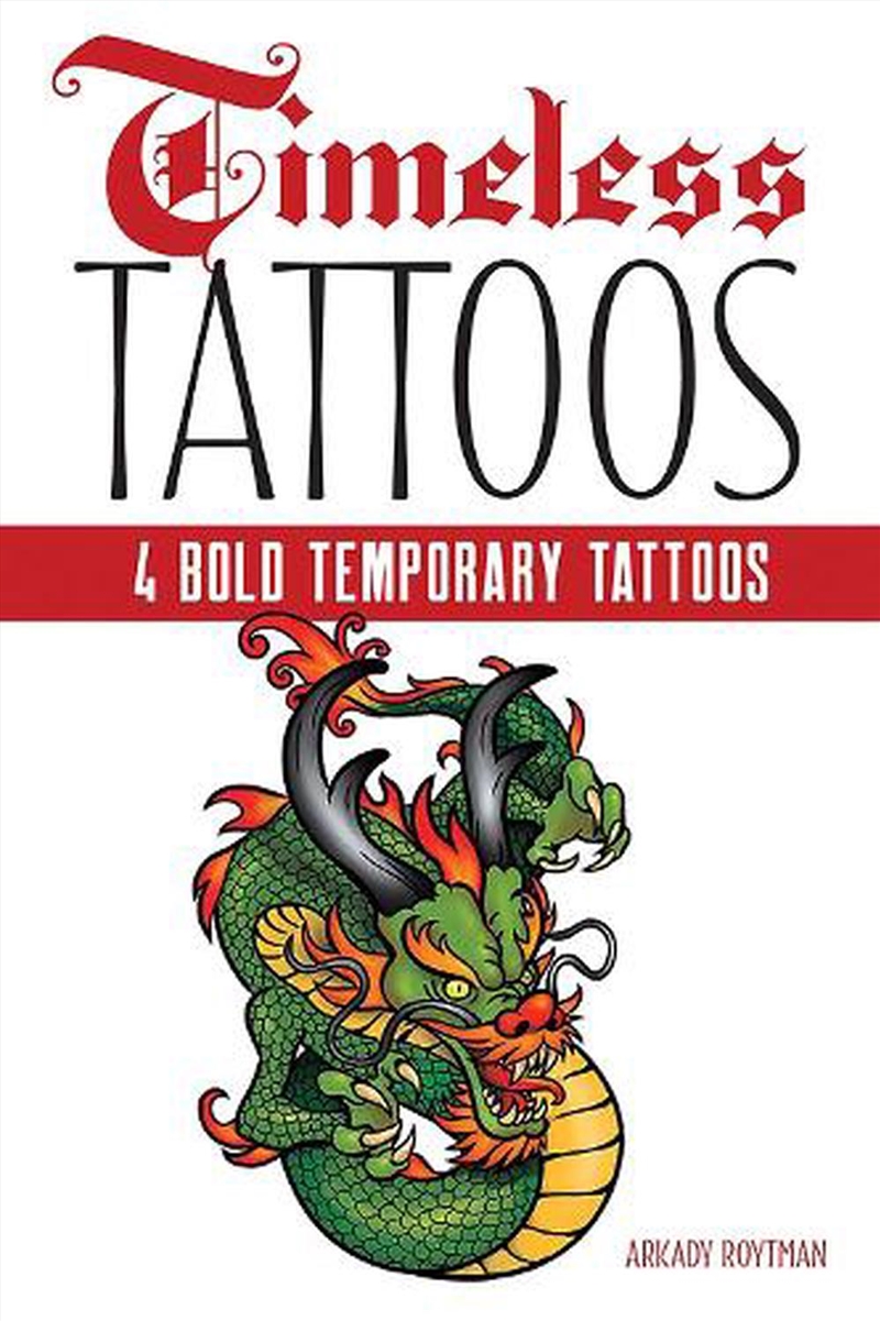Timeless Tattoos - 4 Bold Temporary Tattoos/Product Detail/Adults Activity Books