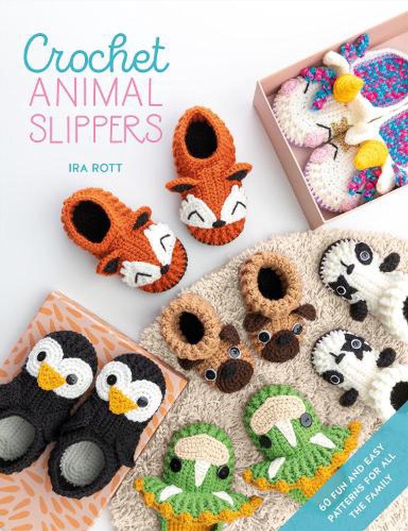Crochet Animal Slippers - 60 Fun and Easy Patterns for all the Family/Product Detail/Crafts & Handiwork