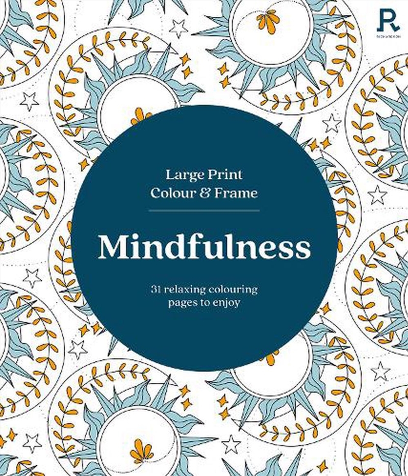 Large Print Colour and Frame - Mindfulness (Colouring Book for Adults)/Product Detail/Crafts & Handiwork