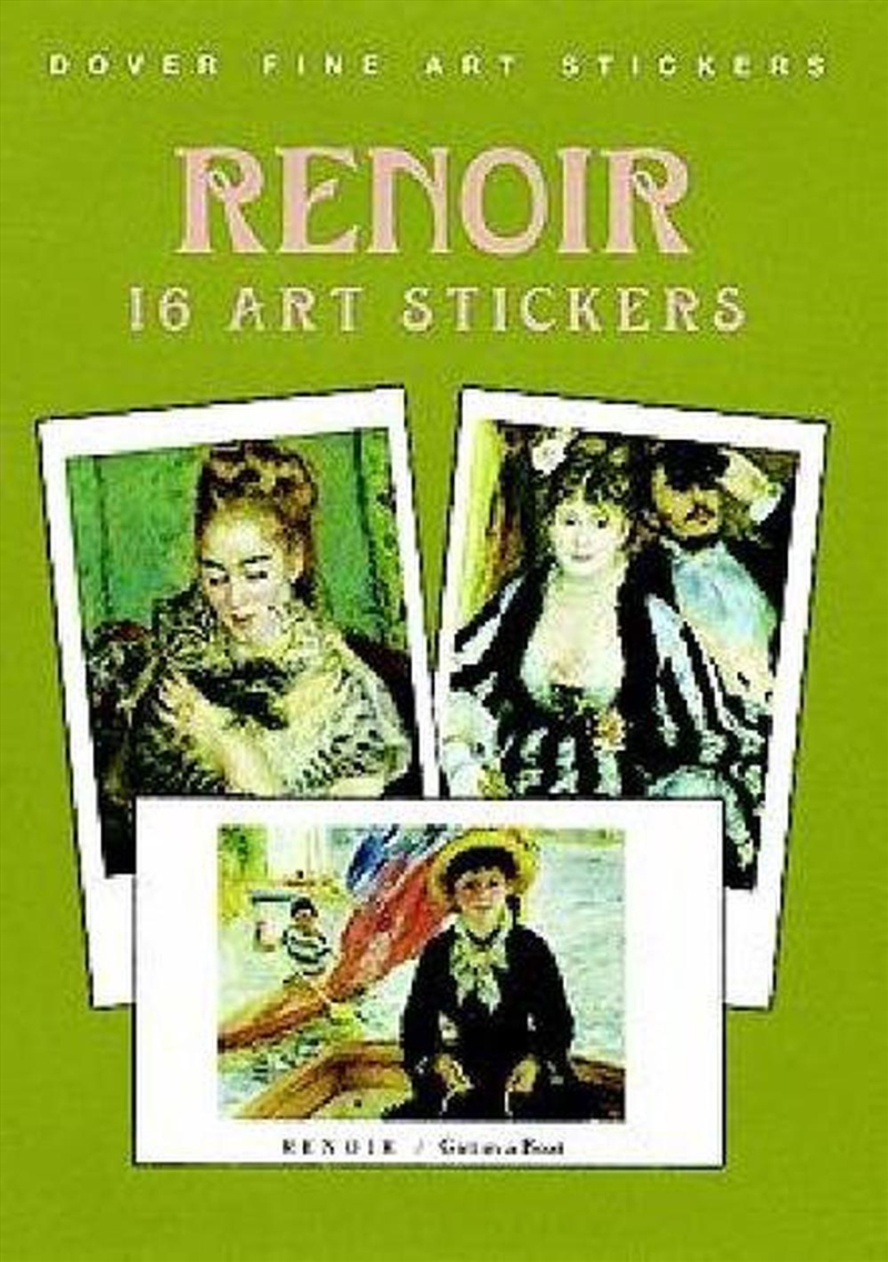Renoir - 16 Art Stickers/Product Detail/Adults Activity Books