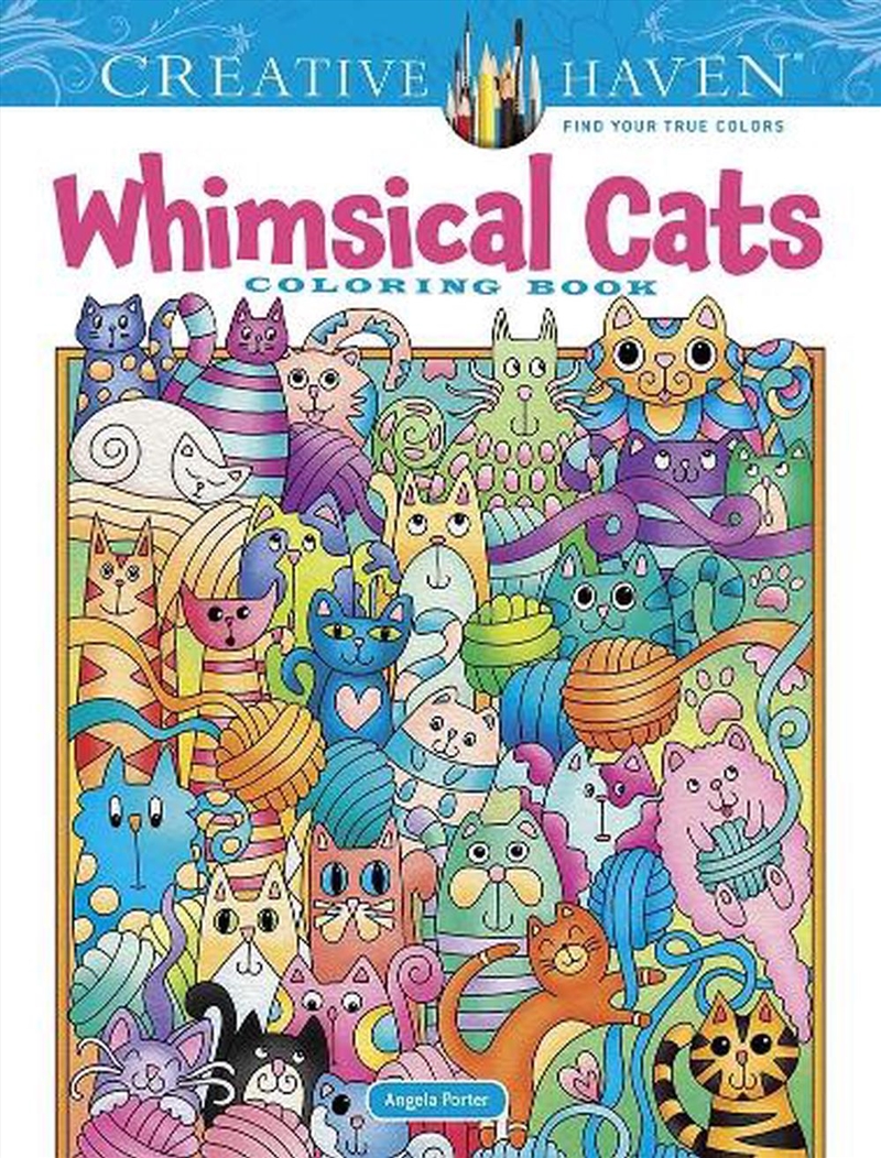 Creative Haven Whimsical Cats Coloring Book/Product Detail/Kids Colouring