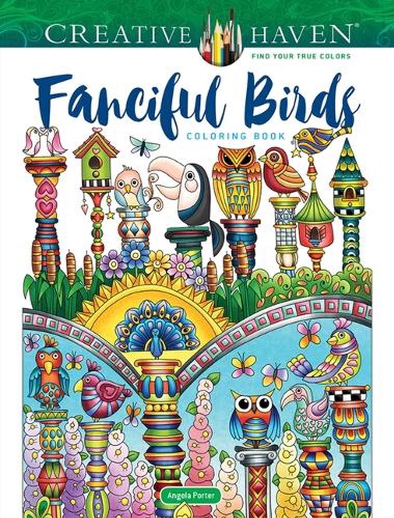 Creative Haven Fanciful Birds Coloring Book/Product Detail/Kids Colouring
