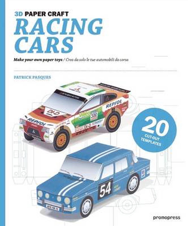 3D Paper Craft - Racing Cars - Make Your Own Paper Toys/Product Detail/Kids Activity Books