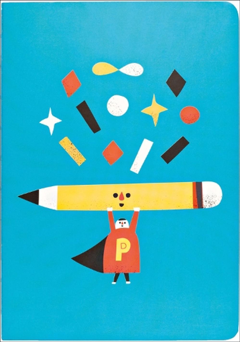 Pencil Man - A5 Notebook/Product Detail/Notebooks & Journals