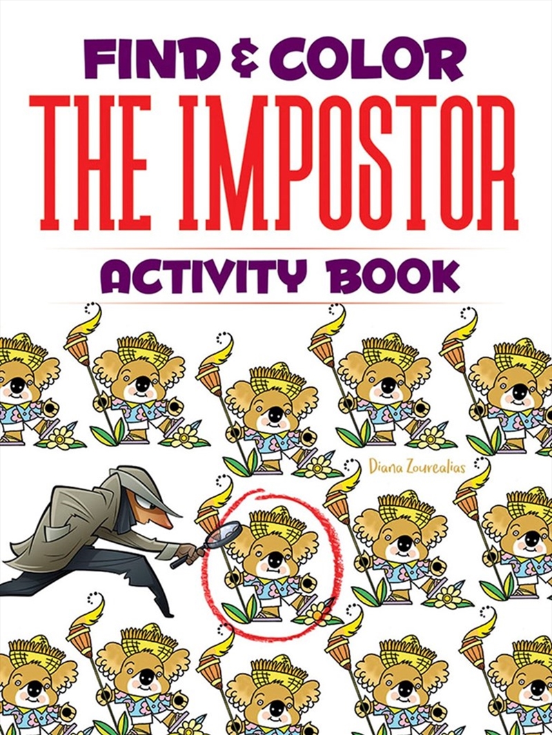 Find and Color the Imposter Activity Book/Product Detail/Kids Activity Books