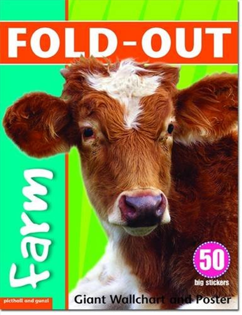 Fold-Out Poster Sticker Book - Farm/Product Detail/Kids Activity Books