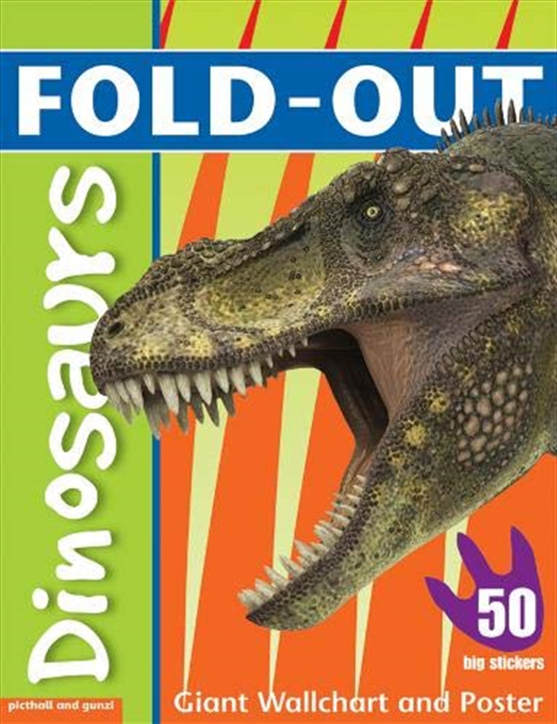 Fold-Out Poster Sticker Book - Dinosaurs/Product Detail/Early Childhood Fiction Books