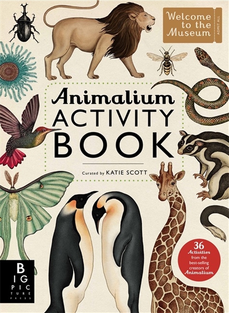 Animalium Activity Book (Welcome to the Museum)/Product Detail/Kids Activity Books