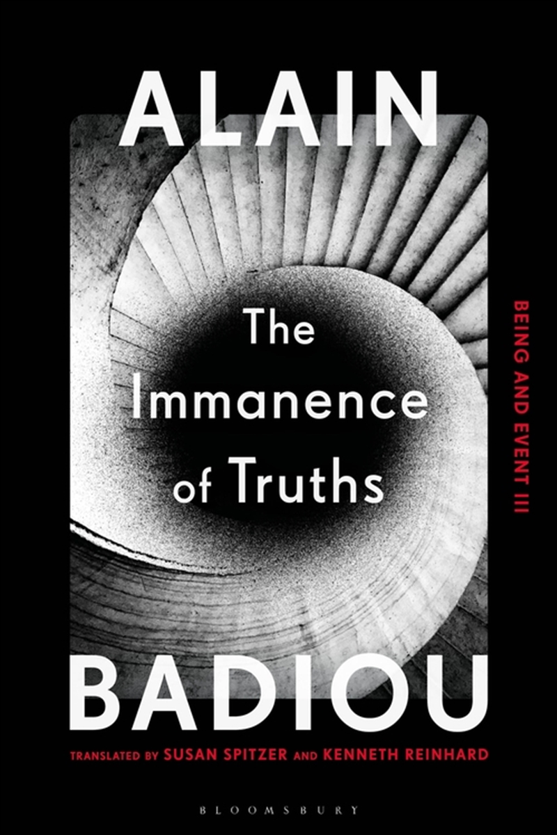 The Immanence Of Truths: Being And Event Iii/Product Detail/Reading