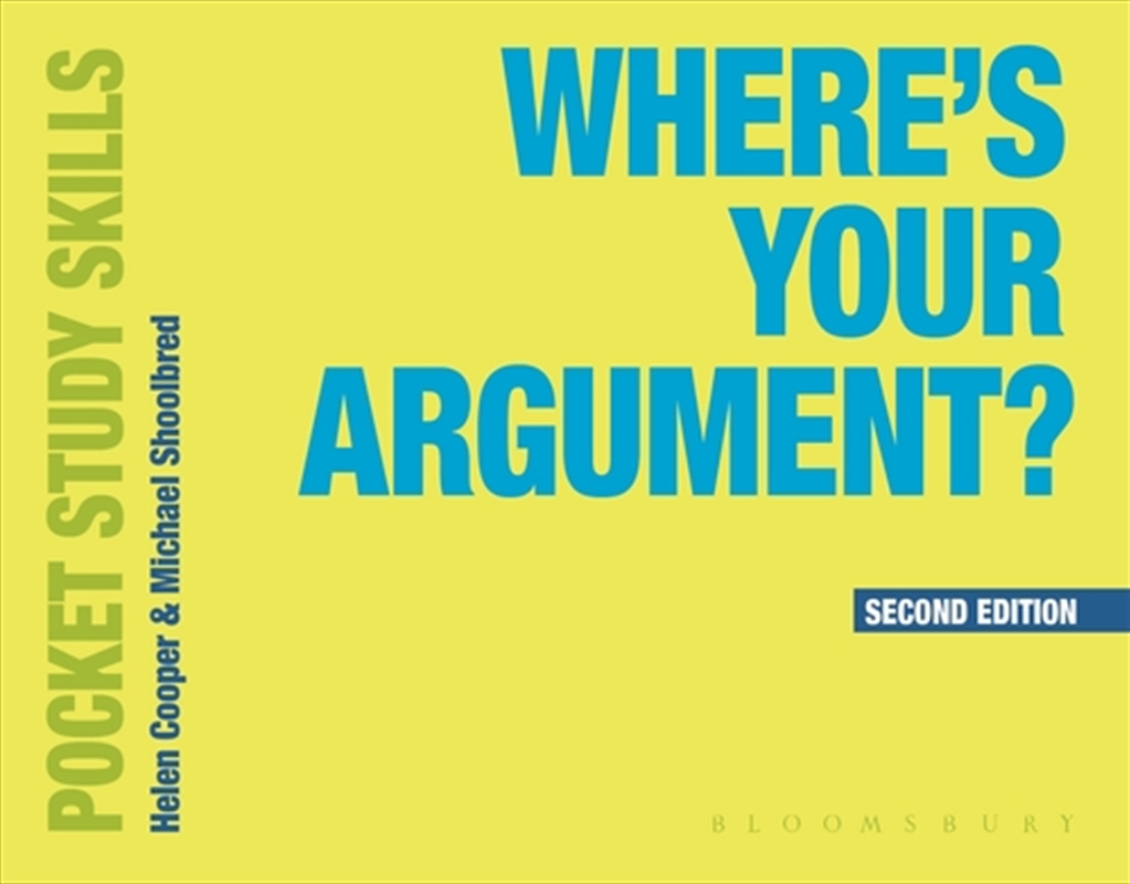 Where's Your Argument?/Product Detail/Education & Textbooks