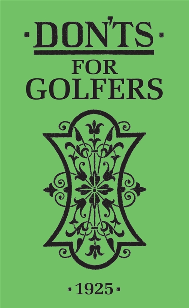 Don'ts For Golfers: 1926/Product Detail/Sport & Recreation