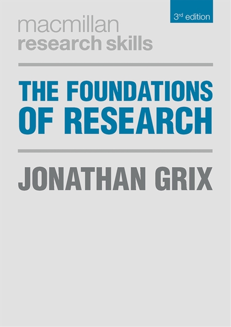 The Foundations Of Research 3E/Product Detail/Education & Textbooks